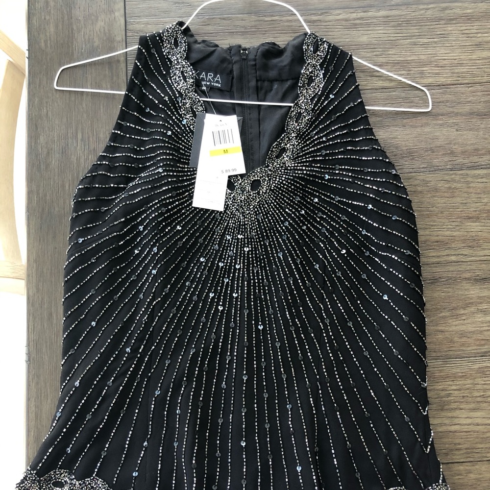 JKARA New York Black Beaded Top
